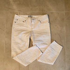 Free People Embossed Jeans